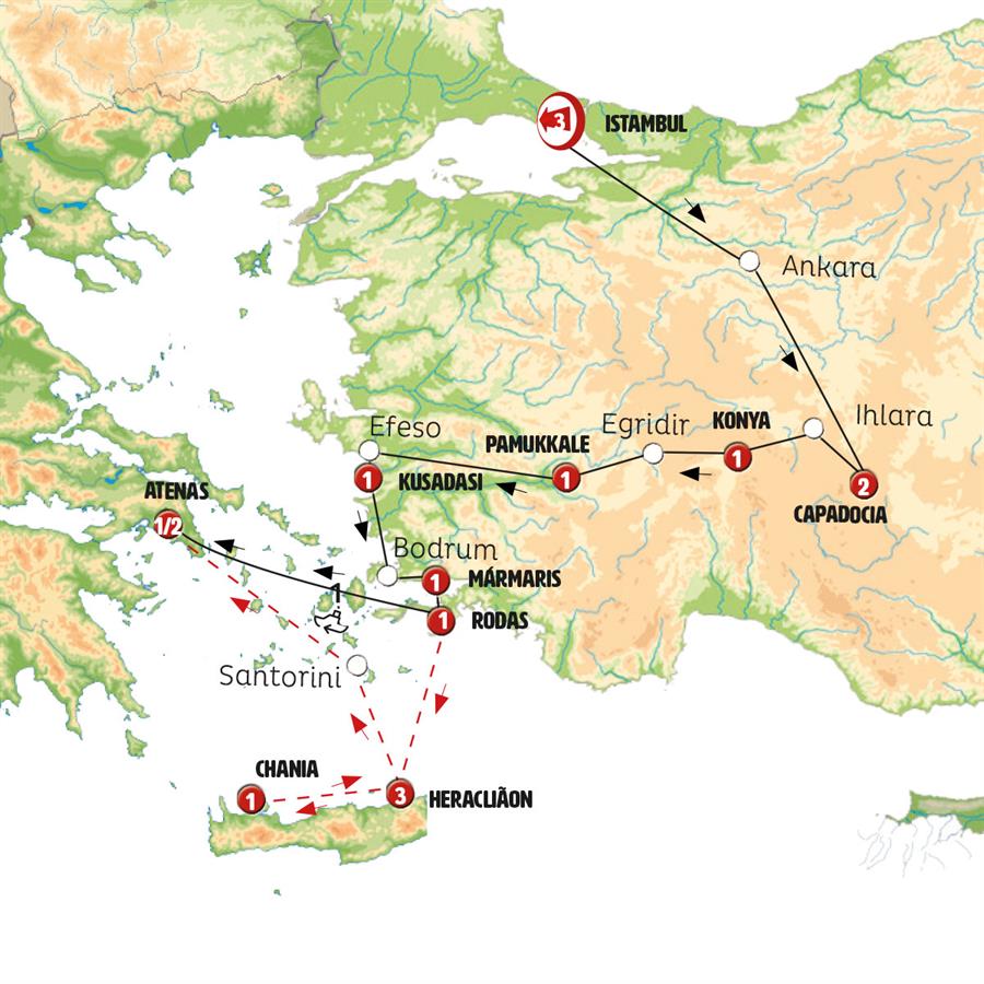 grande turquia ilhas gregas e atenas 2023 europa mediterrânea