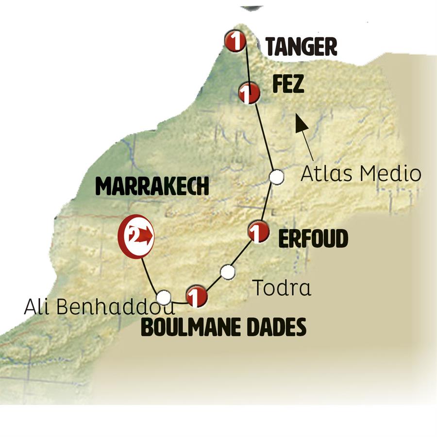 Ruta por Marruecos Atlas y Sahara