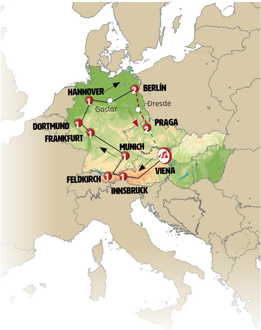 Austria y Alemania Completo Fin Berlin