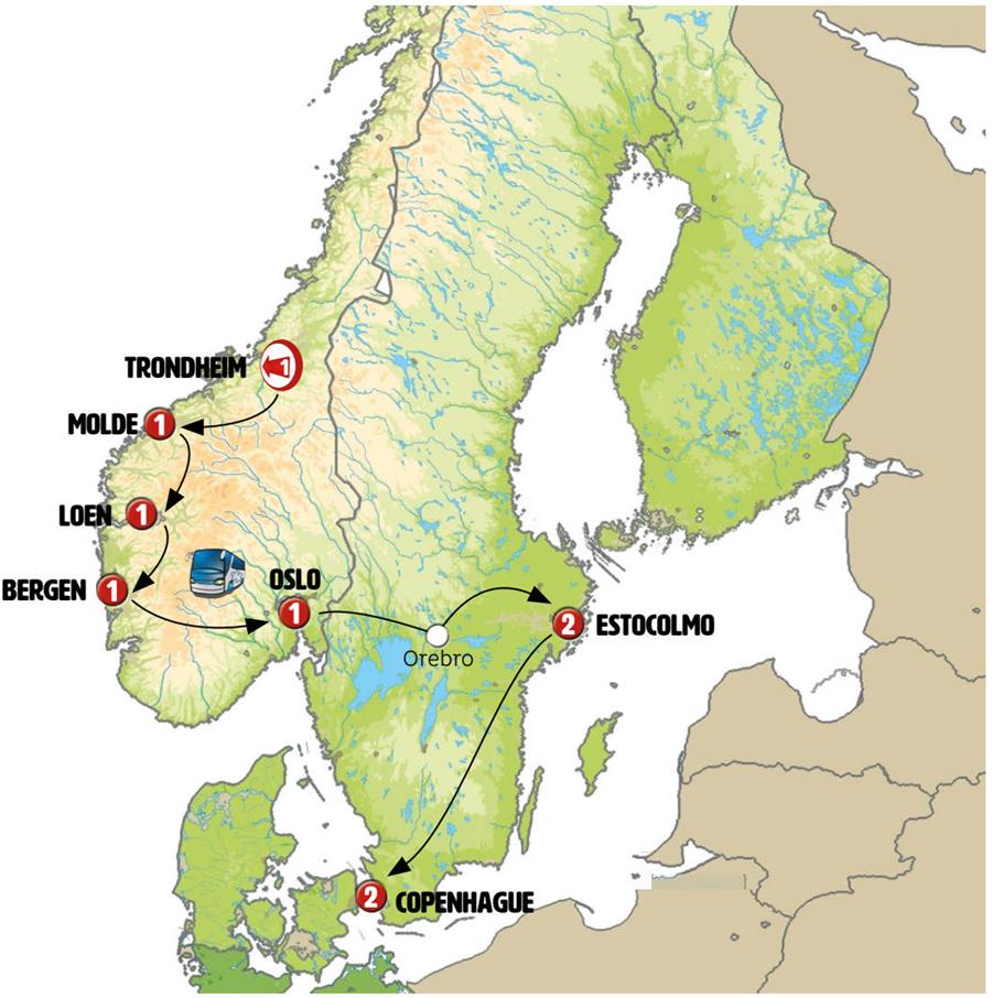 Belezas da Noruega Fim de Estocolmo